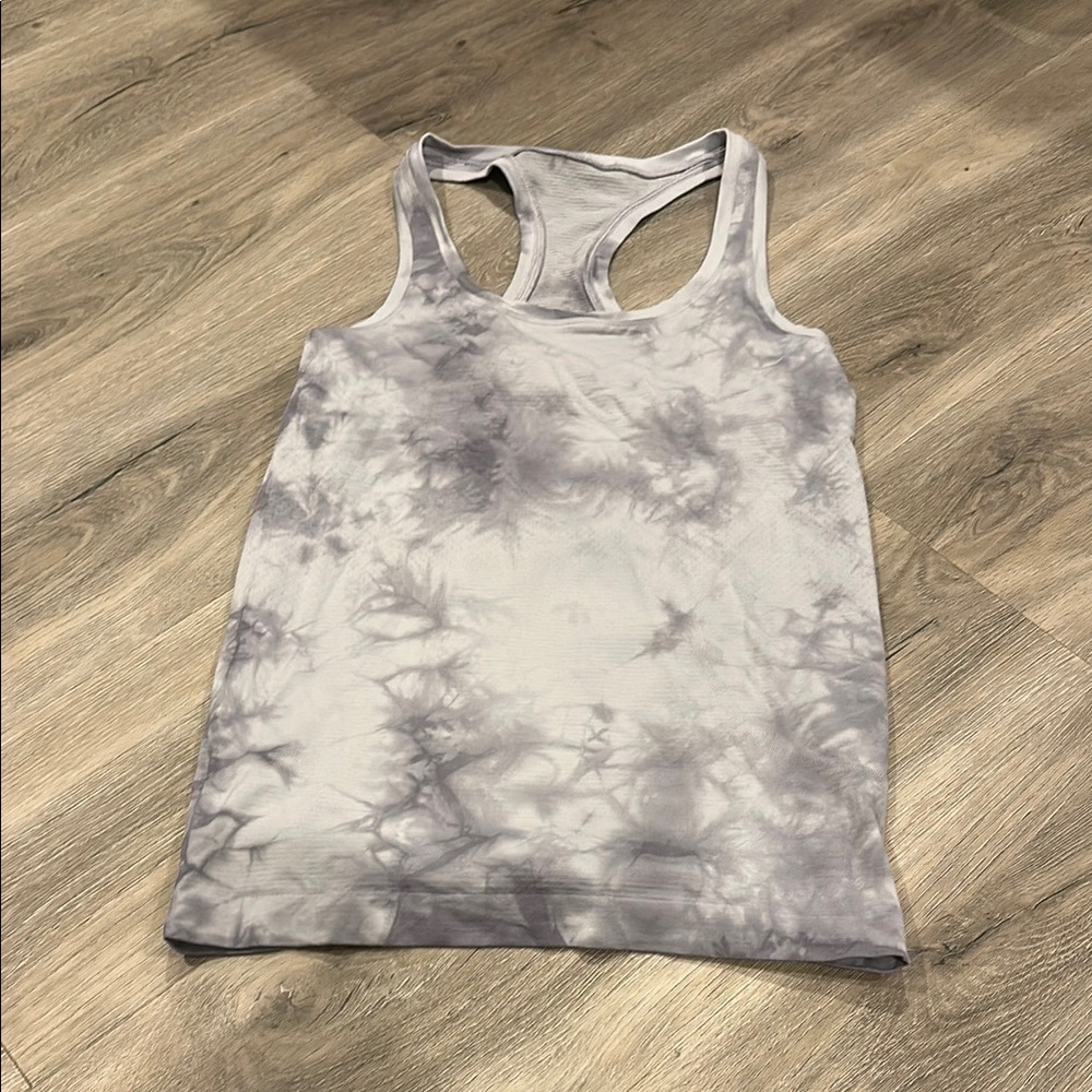 Lululemon Gray Tie-Dye Women's Tank Top